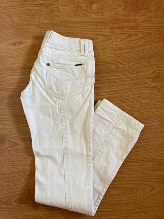 Calças brancas Massimo Dutti