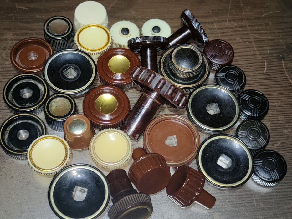 Ламповая радиола. Ручки