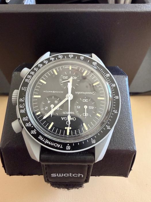 Original Swatch x Omega Bioceramic Moonswatch - Mission to The Moon com factura e garantia