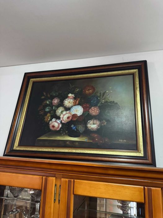 quadro grande de flores