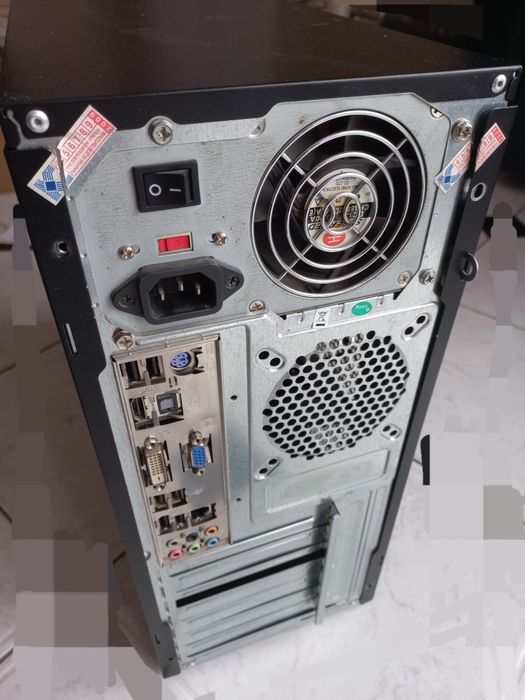 Корпус, б п/б ж, Мат.плата Asus m4a78vm