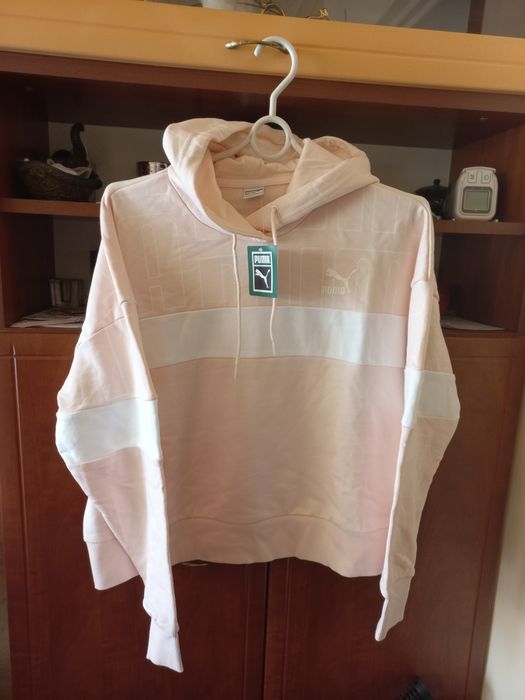 Puma Bluza M oversize pastelowy beż