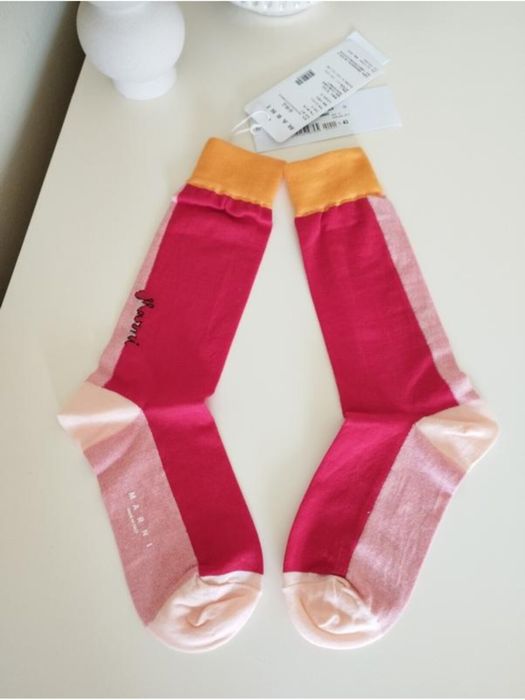 MARNI шкарпетки з мерсеризованої бавовни з додаванням  нейлону.