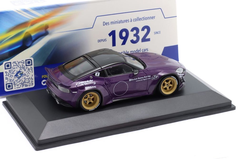 Solido PANDEM NISSAN FAIRLADY Z Rocket Bunny 2022 Purple 1/43