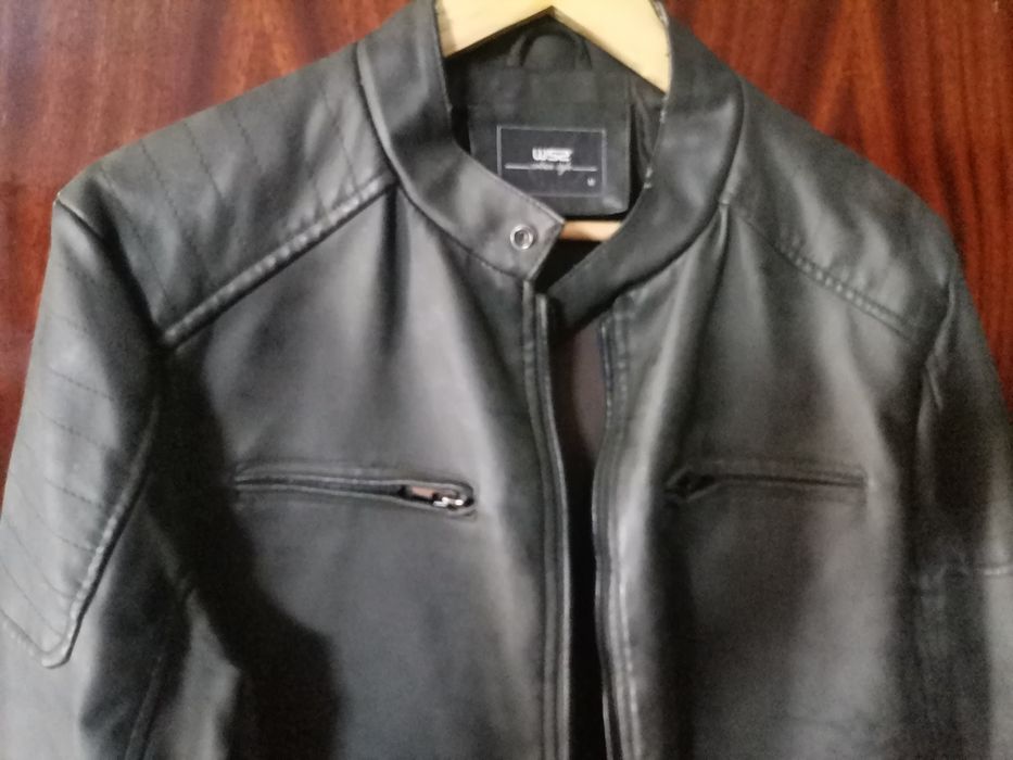 Casaco Cabedal Homem