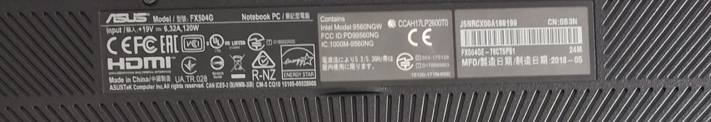 Asus Tuf FX504GE