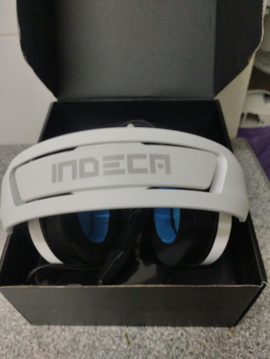 Auscultador branco semi novo