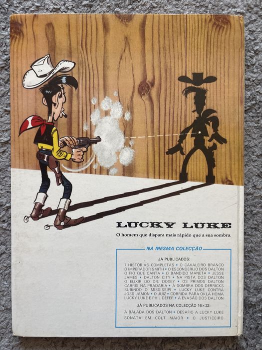 Livro capa dura Lucky Luke
