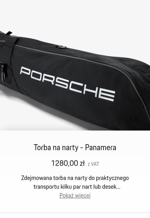 Torba Porsche Panamera  NOWA .