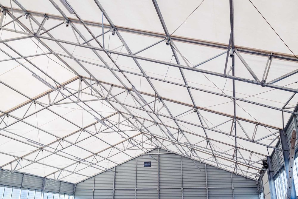 Hala Namiotowa, Konstrukcja Stalowa 15x30x4,5 ŁUKSIUK