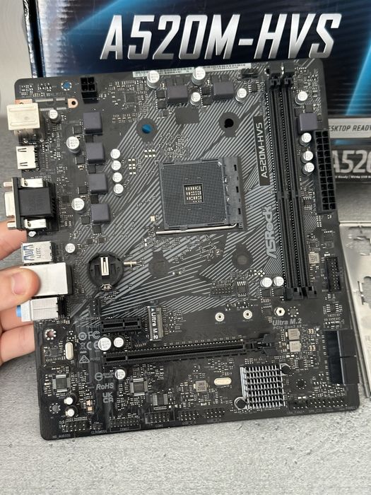 Материнская плата AM4 | A520M | ASRock | В идеале: 1 800 грн ...