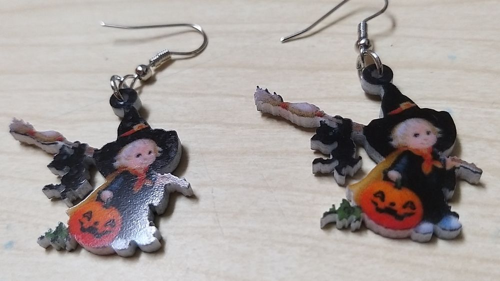 Brincos Halloween.