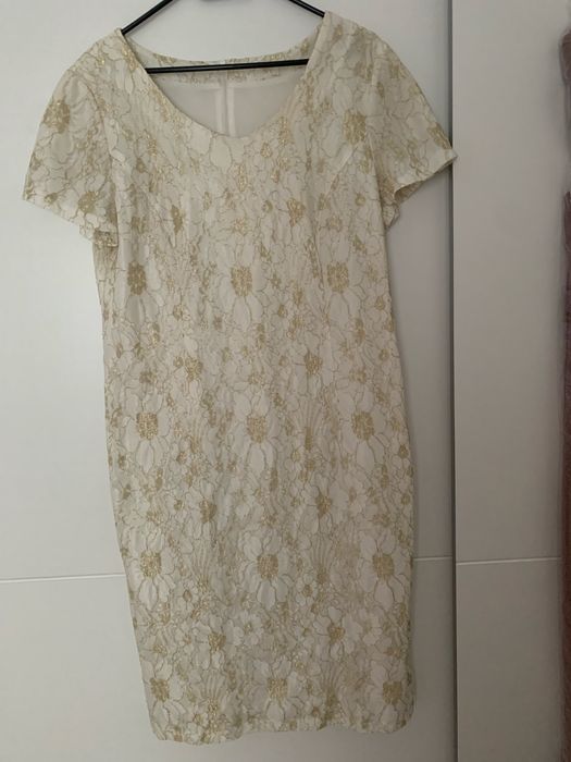 Sukienka elegancka jasna XL