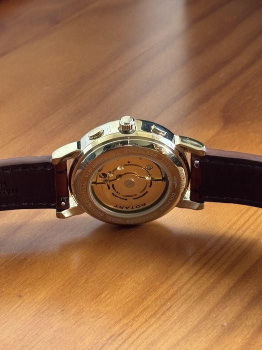 Relogio Rotary automatico fases da Lua