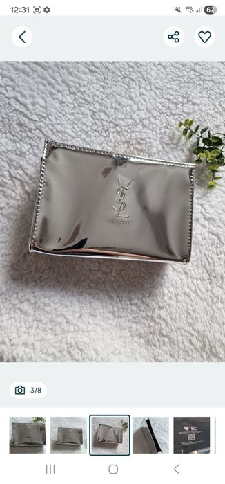 Piękna lakierowana kosmetyczka Ysl beauty