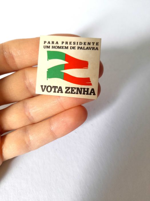 Autocolante Vintage Político Salgado Zenha Coleção Anos 80