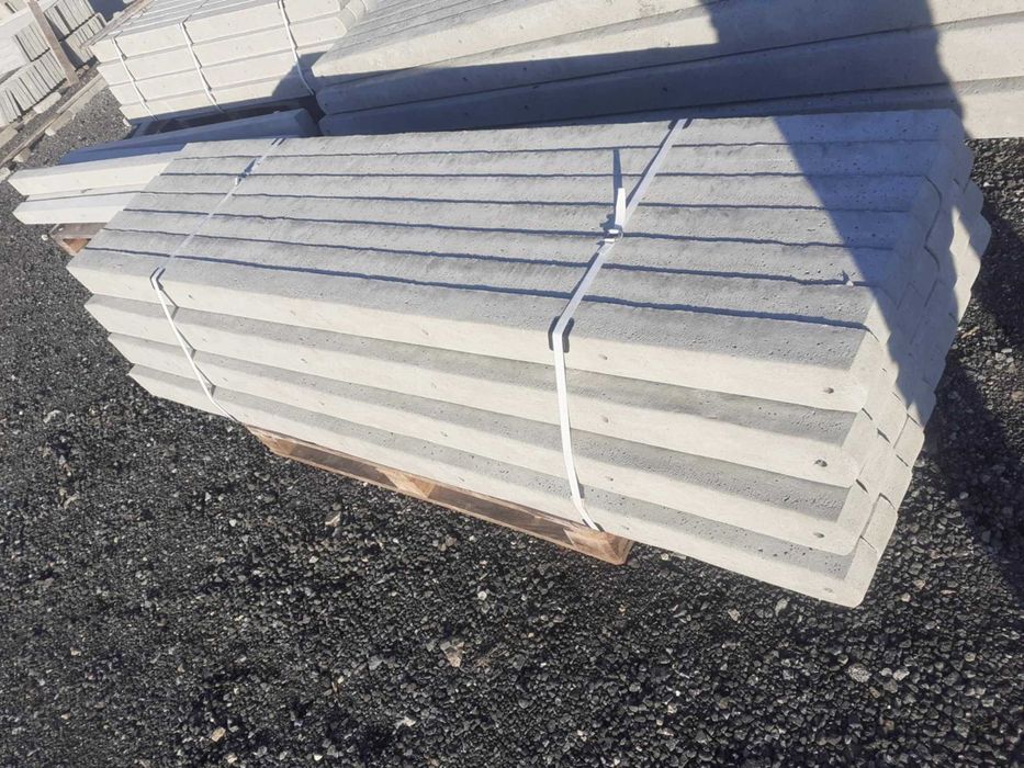 Słupki betonowe do siatki , sadownicze, leśne 2m 2,2m 2,4m 2,6m 2,8m