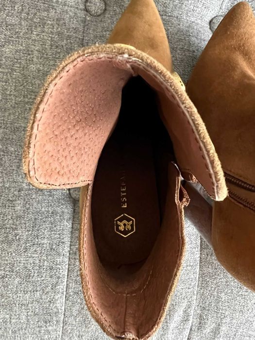 Bota Estefania Marco Senhora camurça 35