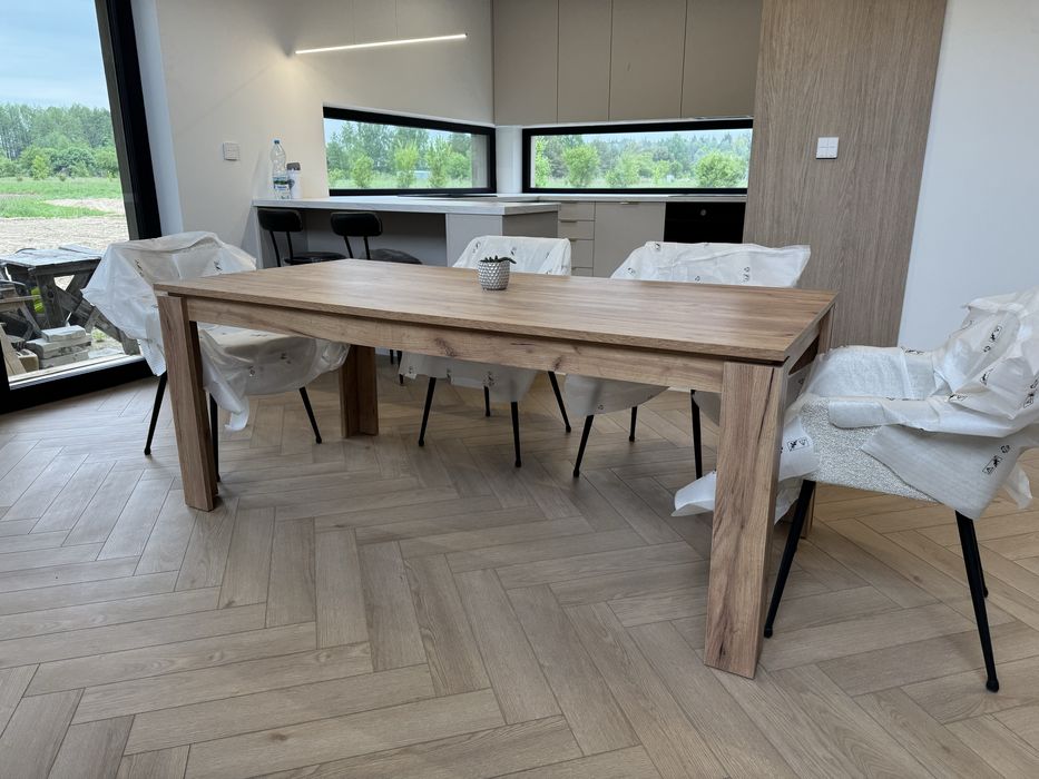 Stół Lintrup 90x190/280 jysk rozkładany dąb naturalny