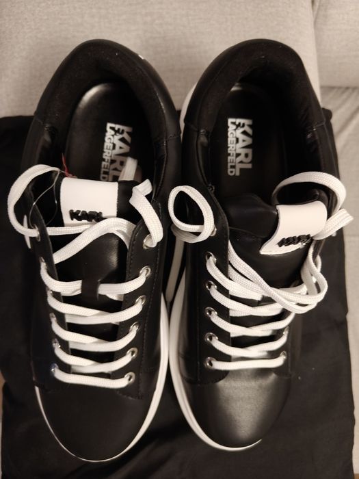 Buty KARL Lagerfeld Paris skóra naturalna