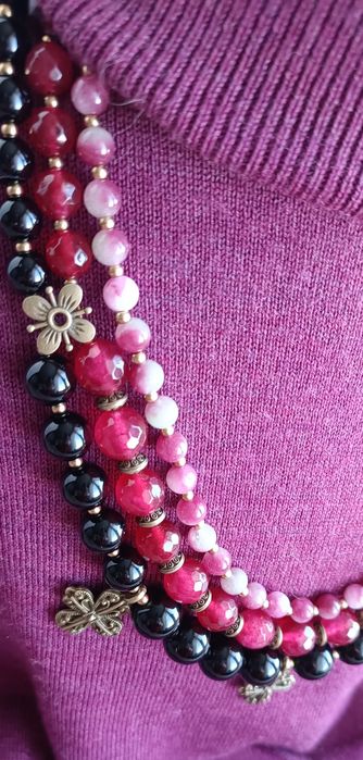 Намисто "Уквітчана" в українському стилі