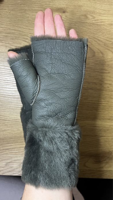 Митенки варежки перчатки из натуральный меха