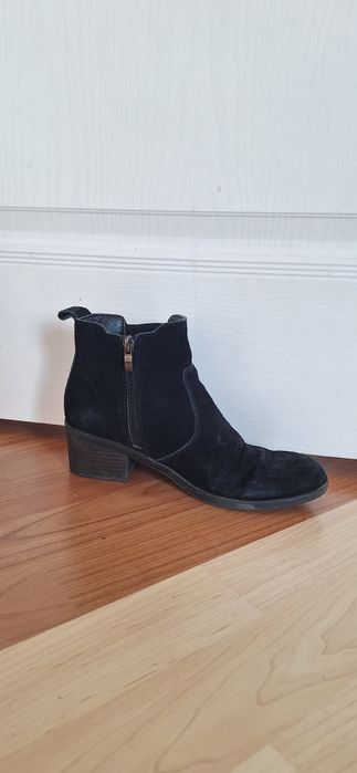 Czarne Botki Jesienne