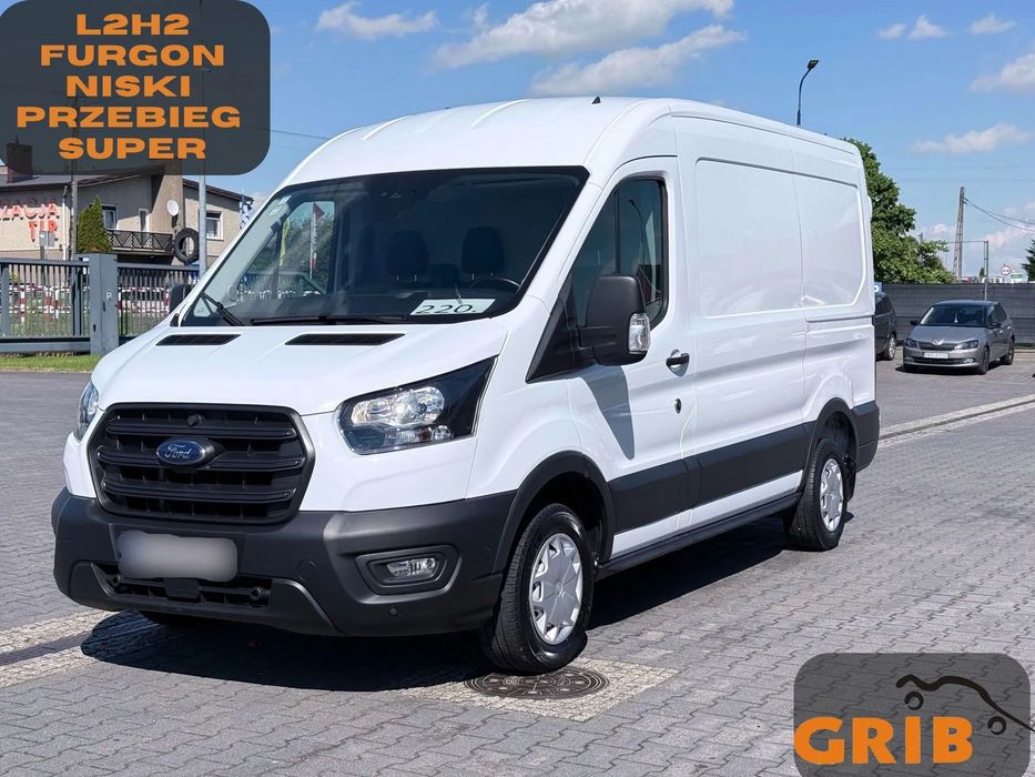 Ford Transit L2H2 Furgon Blaszak, SUPER, Zarejestrowany w PL  NR.220 Zarejestrowany w PL, Klimatyzacja, Tempomat, 3-miejsca