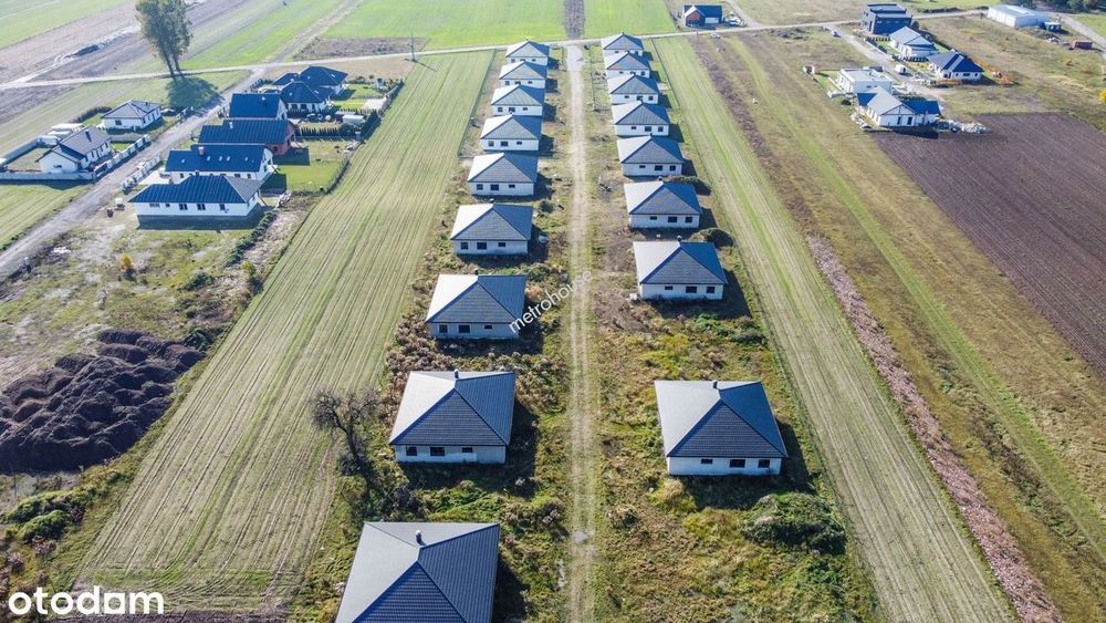Nowy parterowy dom stan deweloperski 4 pokoje garaż