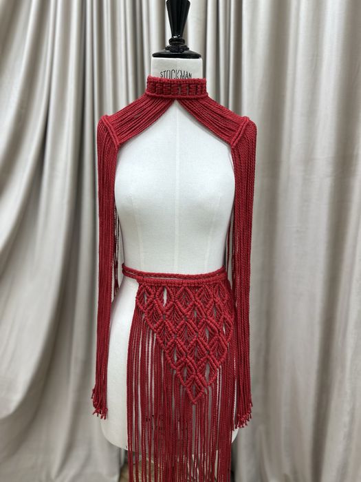 Чокер наплічники макраме, еполети