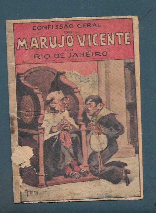 Livro antigo - Confissão Geral do Marujo Vicente no Rio de Janeiro