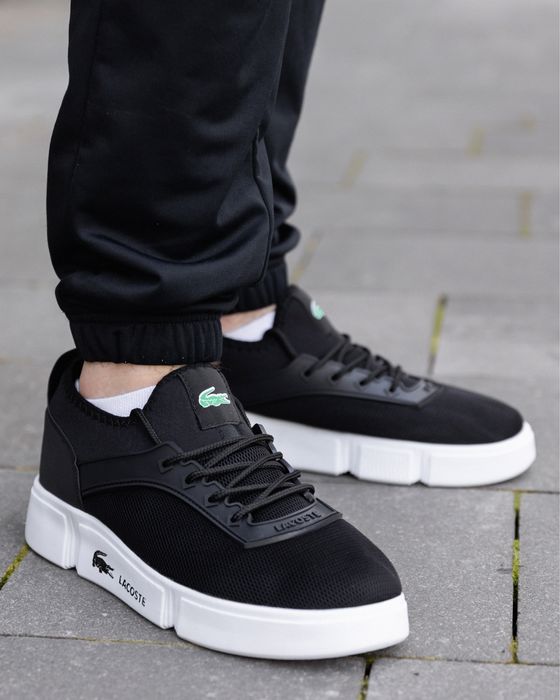 Lacoste Black White, чоловічі кросовки