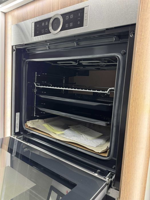 NOWY Piekarnik do zabudowy Bosch HBG634BS1 Serie 8 srebrny gwar 2 lata