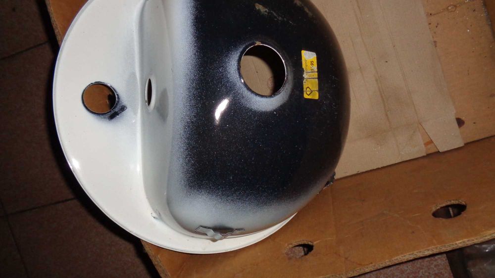 Zlew okrągły ,umywalka emaliowana okrągła