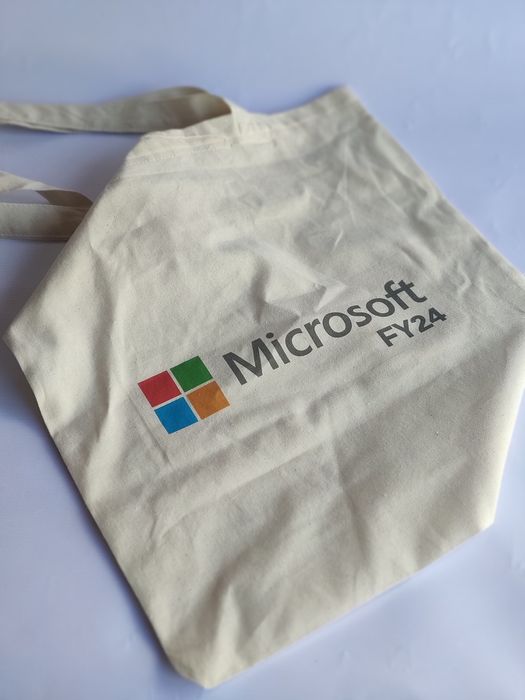 Tote bag Saco em tecido Microsoft