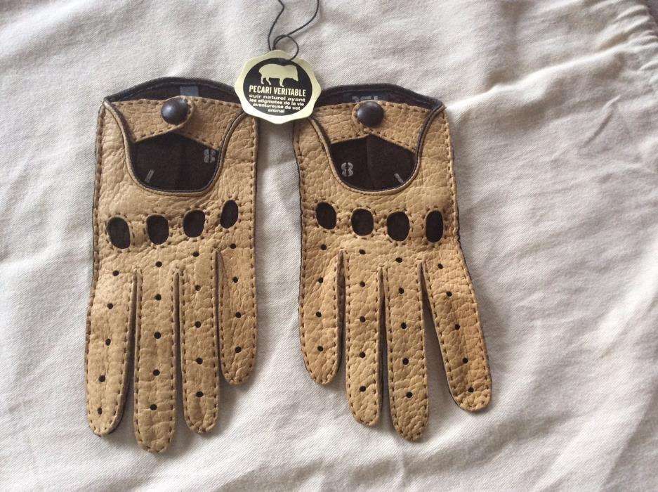 Nowe rekawiczki marki "RSL" ze skóry  Dzika afrikanskiego