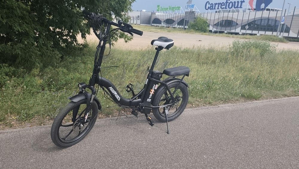 Rower elektryczny składany hillmiles