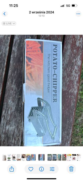 Krajalnica do warzyw i frytek