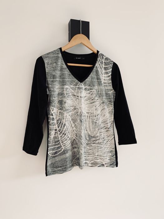 Bluzka wzory nadruk basic Monnari