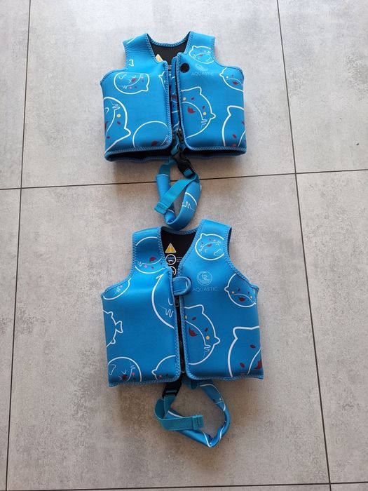 AQUASTIC, 2 x kamizelka asekuracyjna do nauki pływania 1-3 lat bliźnia