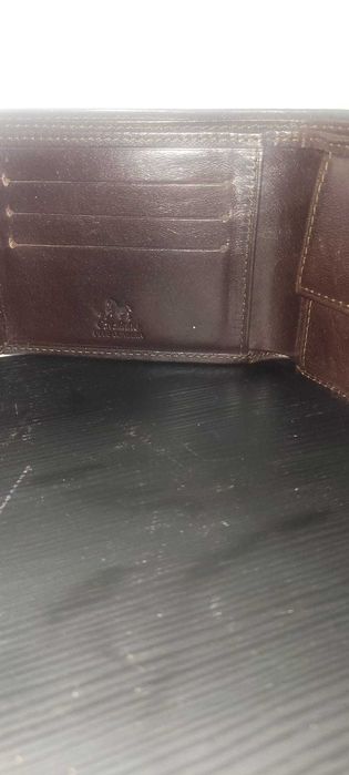 Carteira de Homem Cavalinho em Pele Genuína - Castanha