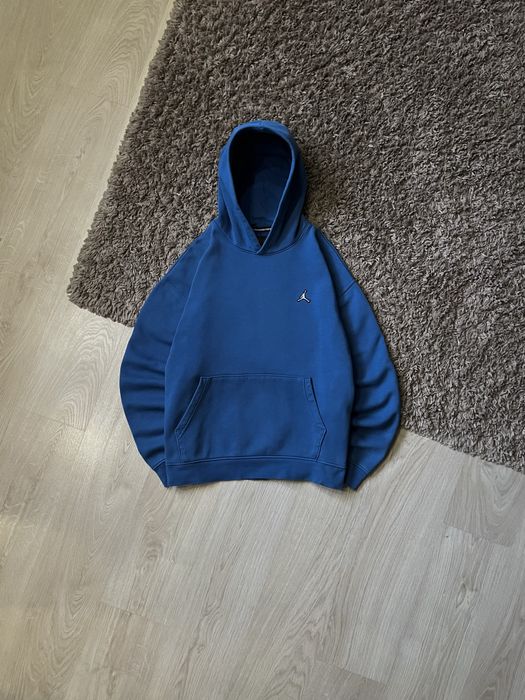 Худи Jordan синее с капюшоном