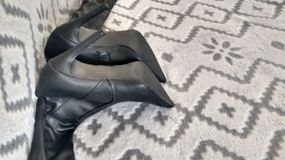 Buty koty catwalk 37 czarne stan idealny