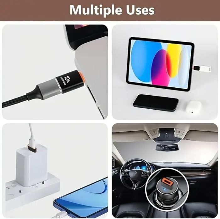 адаптер переходник Tape-с USB 10А 240w