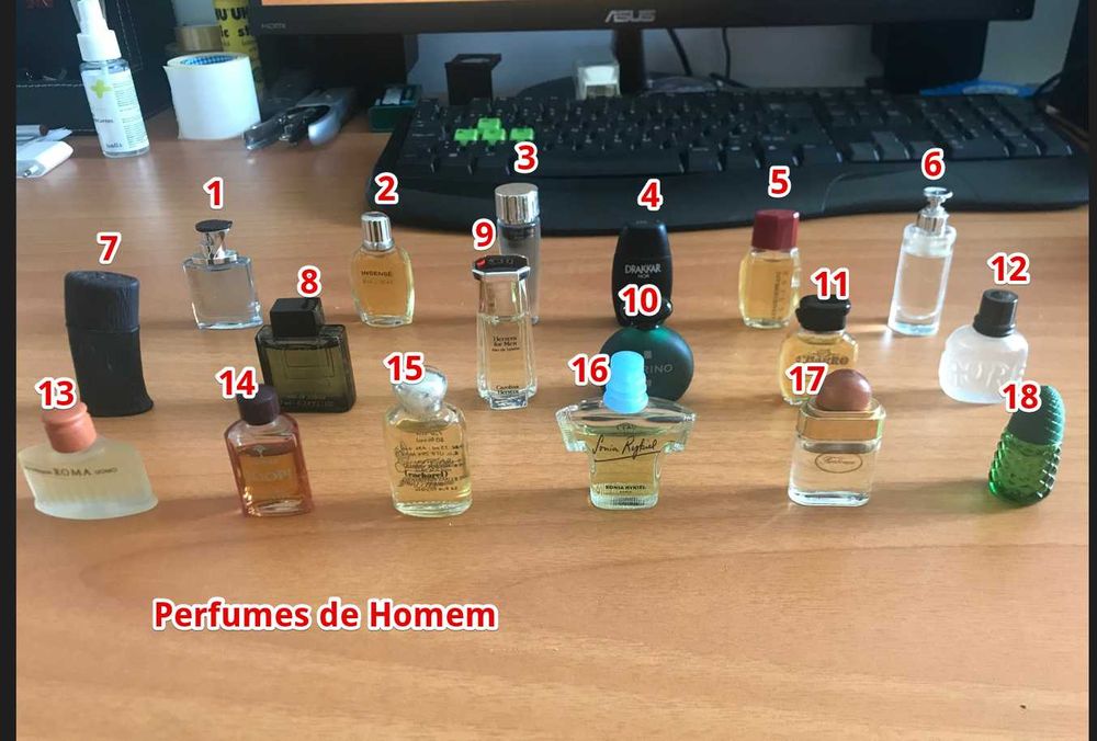 Miniaturas de Perfumes de Homem