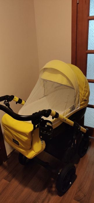 Дитяча коляска 2 в 1 , екошкіра,