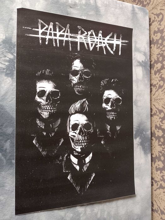 plakat na płótnie zespołu muzycznego    papa roach