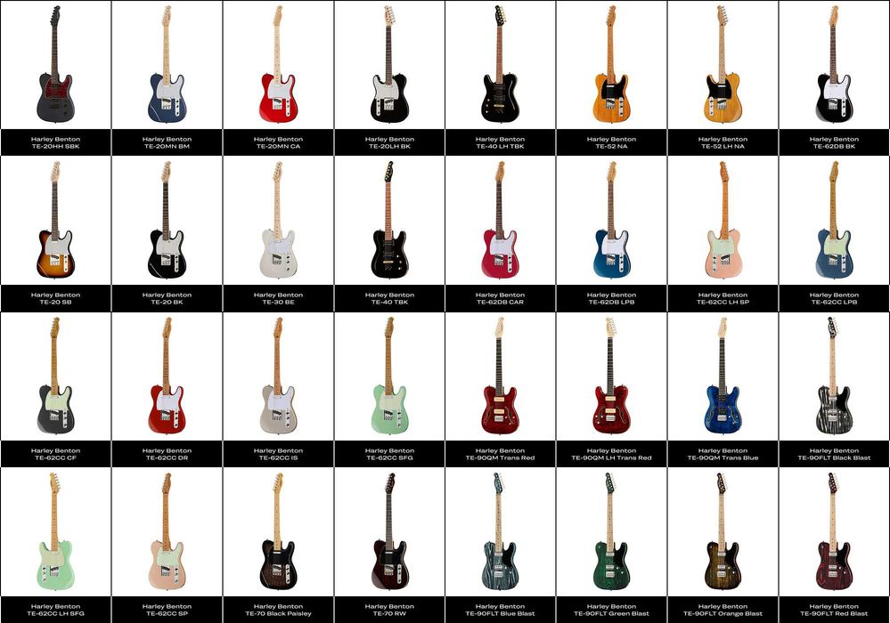 Електрогітари Harley Benton | TE-Style | TE-20MN BM Standard Series