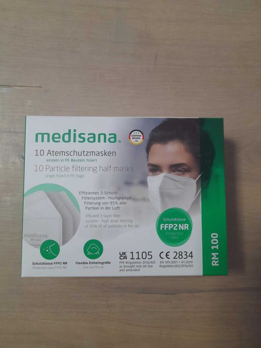 Maseczki Medisana RM 100 FFP2 / KN 95,10 sztuk