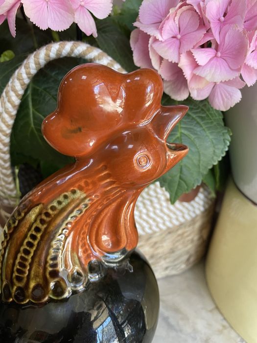 Статуетка, майоліка, кераміка, штоф, півник